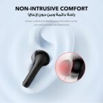 Soundcore K20i by Anker, Semi-in-Ear Earbuds, Bluetooth Wireless, 36H Playtime, Fast Charge, Clear Sound, Comfortable Fit, ENC 2-Mic Clear Calls, Custom EQ, IPX5, Bluetooth 5.3, App Control (Black) - Image 3