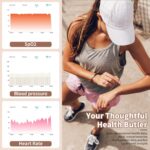 Smart Ring for Women & Men - Health & Fitness Tracker with Heart Rate, Sleep Monitor, Blood Oxygen, HRV, 128 Sports Modes, IP68 Waterproof, Gesture Control, No Subscription Fee,with iOS & Android (7) - Image 5