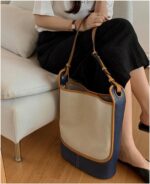 Excefore Bucket Hobo Bags for Women Leather Purse Handbag Lady Designer Tote Large Shoulder Bag - Image 3