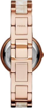 Fossil Womens Quartz Watch, Analog Display and Stainless Steel Strap - Image 3