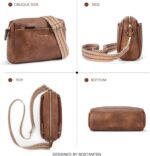 BOSTANTEN Small Crossbody BagS for women Designer Cell Phone Purse Shoulder Handbag Wallet - Image 5