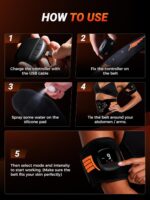 EMS Muscle Stimulator, Abs Stimulator, Fitness Apparatus (Model: AST-301),abs, ab Machine, ab Stimulator,EMS Muscle Stimulator,ab Trainer Machine - Image 6