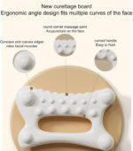 Facial Skin Scraper - Multi-Functional Reusable | Facial Skin Scraper Massaging Board,for Women Girlfriend Mother Home Salon Business Trip Shoulders Knees Arms Neck - Image 6
