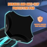 RGB Headphone Stand and Gaming Headset Stand with 3-USB Hub, Featuring 6 LED colors + Breathing Light Mode, suitable for various places,The Ultimate Gaming Accessory for Gamer (BLACK) - Image 4