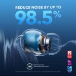 soundcore by Anker Liberty 4 NC Adaptive Noise Cancelling Earbuds, 98.5% Noise Reduction to Ears and Environment, Hi-Res Sound, 50H Battery, Wireless Charging, Bluetooth 5.3 - Image 3