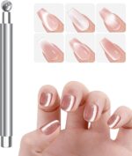 Kitten Eye Nail Magnet | Kitten Eye Nail Craft Magnet with 2 Tips - Ergonomic Grip Multi-Functional Beauty Gadget for Fingernails Polish Women Adults Teens - Image 8