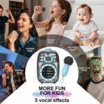 Portable Bluetooth Speakers with Light, Wireless with Subwoofer (Blue) - Image 4