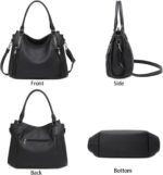 Hobo Bags for Women Handbags Ladies Purse Boho Shoulder Bag Large Crossbody Purses Designer Vegan Leather Brown with Wallet - Image 4