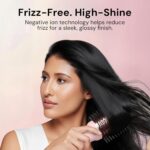 L'ANGE HAIR Le Volume 2-in-1 Titanium Blow Dryer Brush | Hot Air Brush in One with Oval Barrel | Hair Styler for Smooth, Frizz-Free Results for All Hair Types (Blush - 75 mm) - Image 5