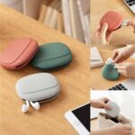 Portable Bag Charging Cable,Silicone Data Cable Storage Box,Multifunction Travel Cable Organizer, for Wired Earbuds - Image 5
