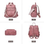 Backpack Purse for Women Leather Handbag Ladies Fashion Shoulder Bag Designer Convertible Travel Backpack - Image 4