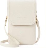 BOSTANTEN Crossbody Bag For Women Leather Small Crossbody Purse Cell Phone Wallet Purses Should Bag, B-01-pebble Beige-white, S, contemporary - Image 2