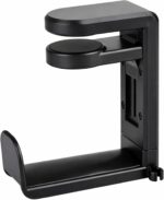 EURPMASK Choose the color of europe PC Gaming Headset Headphone Hook Holder Hanger Mount, Headphones Stand with Adjustable & Rotating Arm Clamp, Under Desk Design, Universal Fit, Built in Cable Clip O - Image 2