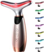 Facial Massager, 7 Colors Red Light Therapy for Face and Neck, Face Lift Device with 113°F Heating Vibration for Multi Skin Care - Image 2