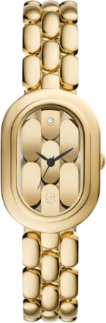 Fossil Women's Sloan Three-Hand Gold-Tone Stainless Steel Watch - Image 2
