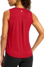 G Gradual Workout Tank Top for Women Sleeveless Athletic Yoga Tops High Neck Quick Dry Running Tennis Sports Shirts for Women - Image 2