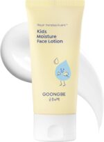 GOONGBE Kids' Moisture Face Lotion - Korean Kids Daily Face Moisturizer - 8hr Moisturizing Refreshing Cream Type Lotion with Cica and Allantoin - Allergen Free Scent, 2.7 fl.oz. - Image 2