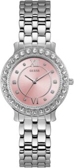 GUESS Women's Stainless Steel Crystal Watch - Image 2