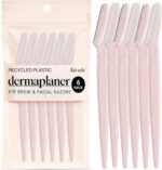 Kitsch Dermaplane Razor for Women Face – Face Razors for Women & Men, Eyebrow Trimmer & Face Shaver – Exfoliating Facial Razor & Skin Care Tool for Smoother Skin - Blush, 6 pcs - Image 2