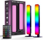 LED Light Bar, Music Sync RGB Light Bar, USB Ambient Lamp, Color Changing Gaming Lights with Remote Control, 15 Dynamic Modes for PC, TV, Room Gaming Decoration - Image 2