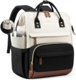 LOVEVOOK Laptop Backpack for Women, Work Business Backpacks Purse with USB Port, Large Capacity Nurse Bag College Bookbag for School, Waterproof Casual Daypack for Travel - Image 2