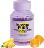 Lemme Purr l Probiotic Gummies for Women - Balanced pH, Healthy Odor, Yeast Balance & Flora Support + Vitamin C for Immune Health - Tasty Pineapple (60 Count) - Image 2