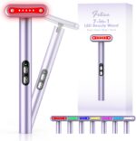 Light-Therapy-Wand, Red Light Therapy for Face and Neck Facial Wand 7 in 1 Led Beauty Wand Red & Blue Rejuvenation Face & Eye Massager Skincare Tool - Image 2