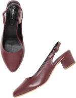Marc Loire Women's Pointed Toe Block Heel Pumps for Office, Party and Formal Occasions - Image 2