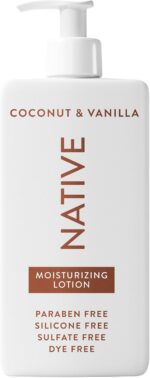 Native Body Lotion Contains Naturally Derived Plant-Based Moisturizers for Women and Men | Restores Dry Skin, Coconut & Vanilla, 16.5 fl oz - Image 2