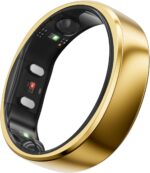 RingConn Gen 2, World’s First Smart Ring with Sleep Apnea Monitoring, No APP Subscription, 12-Day Battery Life, Stress/Heart Rate/Women's Health Tracker, Android & iOS Compatible (Gold, Size 8) - Image 2