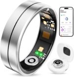 Smart Rings for Women Men - Fitness Health Tracker with Sleep Monitoring Heart Rate and Activity Tracking, Blood Oxygen Monitor IP68 Waterproof No Subscription Fee iOS Android Compatible(Silver8) - Image 2