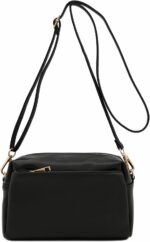 Triple Zip Small Crossbody Bag - Image 2