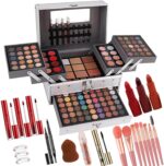 Unifull 132 Color All- In- One Makeup For Women Full Kit,Professional Kit,Makeup Gift Set Women,Girls&Teens,Include Eyeshadow/Lipstick/Concealer/Lip Gloss/Eyeliner/Mascara（006N2-Silver） - Image 2