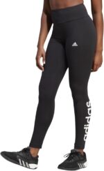 adidas womens Essentials High-Waisted Logo Leggings Tights - Image 2