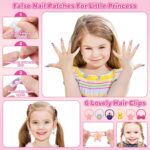 34 Pcs Kids Makeup Kit for Girls, Princess Real Washable Pretend Play Cosmetic Set Toys with Mirror, Non-Toxic & Safe, Birthday Gifts for 3 Years Old Girls Kids - Image 4