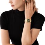 Michael Kors MK7404 - Lennox Three-Hand Gold-Tone Stainless Steel Watch, Gold, One Size, MK7404 - Lennox Three-Hand Gold-Tone Stainless Steel Watch - Image 5