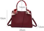 NP Women Leather Handbags Fashion Crossbody Large Bag Designer Shoulder Tote Purses with Adjustable Strap for Ladies Girls - Image 4