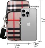 TERRIFI Small Crossbody Bag Cell Phone Purse Designers Running Armbag, Women Messenger Bag, Cellphone Pouch Purse, Wristlet Handbags Travel Passport Neck Pouch Bag, Mini Wallet Purse - Image 6