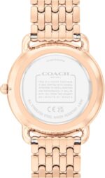 COACH Elliot Women's 2H Quartz Watch - 36mm Stainless Steel Bracelet - Colorful Floral Design - Premium Fashion - Gift for Her - Image 4
