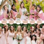 Kit 6 Buttons JGA Gadgets for the Bride and Team Bride Accessories Women for the Bride to Be and Girlfriends of the Bride Party Bride to Be - Image 5