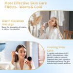 Red Light Therapy for Face and Neck, Facial Skin Care Tools, Micro-Current Vibration Facial Cold and Hot Service, Red and Blue LED Light, 4 Color LED Facial Light Therapy Device for Skin Care at Home - Image 4