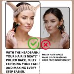 Snail Face Wash Headband, Cartoon Spa Headband, Cosmetic Accessories, Hair Bands for Women, Elastic Coral Fleece Headbands, Skincare Hair Band for Washing (Khaki, One Size) - Image 5