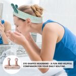 Snail Face Wash Headband, Cartoon Spa Headband, Cosmetic Accessories, Hair Bands for Women, Elastic Coral Fleece Headbands, Skincare Hair Band for Washing (Khaki, One Size) - Image 7