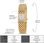 BERNY Gold Watches for Women Updated Ladies Quartz Wrist Watches Stainless Steel Band Womens Small Gold Watch Luxury Casual Fashion Bracelet Tools Included - Image 4