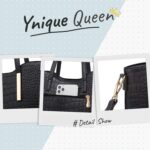 YNIQUE Satchel Purses and Handbags for Women Shoulder Tote Bags Wallets - Image 7