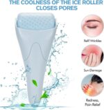 Ice Roller for Face,Eyes,Mothers Day Gifts Idea,Therapeutic Cooling to Tighten Brighten Complexion and Reduce Wrinkles,Massager Under Eye Puffiness,Migraine and Pain Relidf (Haze Blue) - Image 4