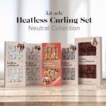 Kitsch Satin Heatless Curling Set - Hair Rollers for Heatless Curls | Heatless Hair Curlers & Hot Rollers | Hair Curlers to Sleep in | Heatless Curling Rod Headband | Heatless Curler (Charcoal) - Image 5