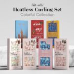 Kitsch Satin Heatless Curling Set - Hair Rollers for Heatless Curls | Heatless Hair Curlers & Hot Rollers | Hair Curlers to Sleep in | Heatless Curling Rod Headband | Heatless Curler (Charcoal) - Image 6