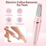 Smooth Pedicure Wand, Electric Foot Callus Remover Rechargeable Pedicure Tool Callus Remover for Feet Electronic Foot File Pedicure Kits, Pedi Feet Care for Removes Dry Hard & Dead Skin Ideal Gift - Image 3