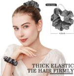 60 Pack Satin Silk Hair Scrunchies for Women-Satin Scrunchies for Girls - Image 6